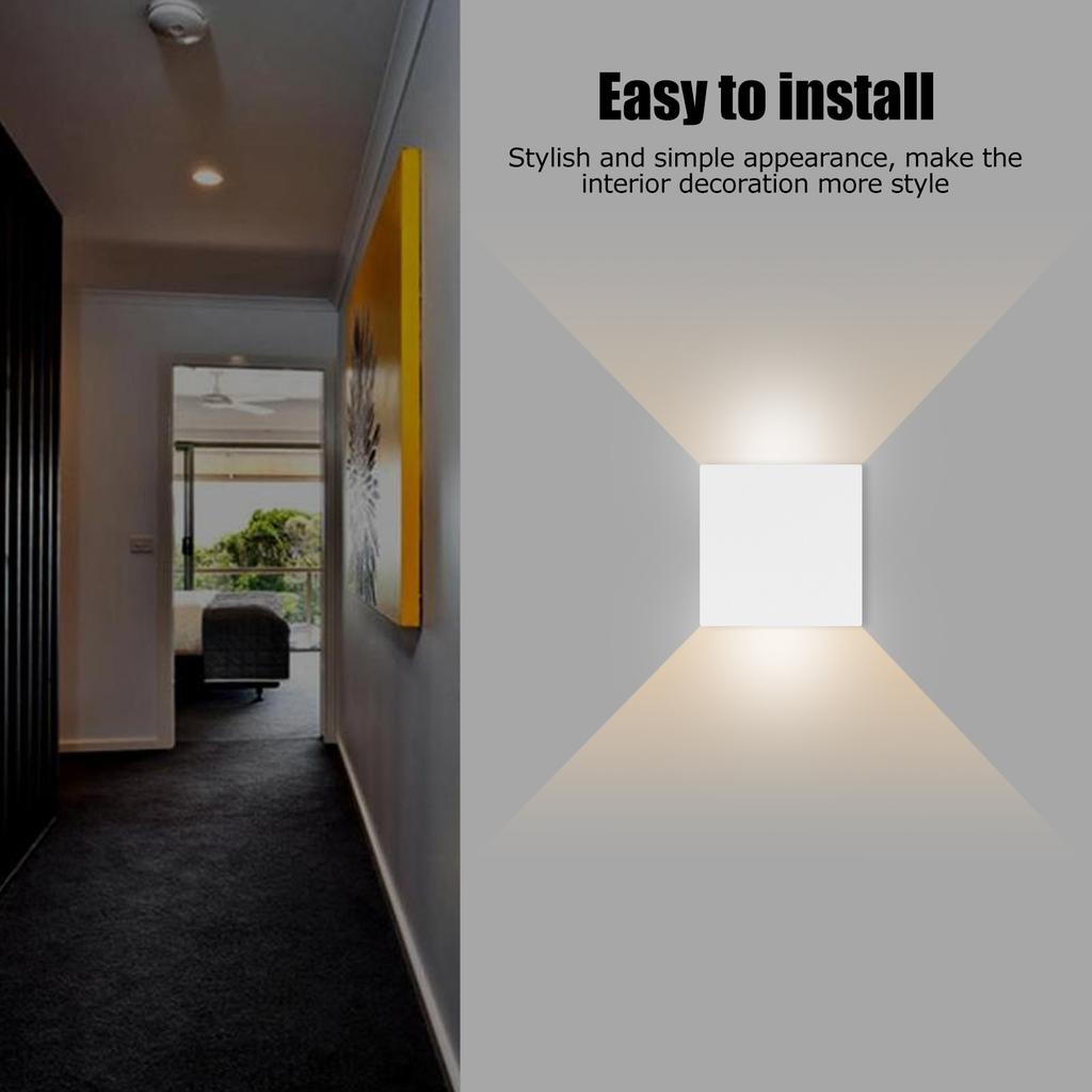 7W LED Wall Light Indoor Bedroom Hallway Porch Balcony Night Lamp Modern Decorative Wall Sconce Home Lighting Fixture