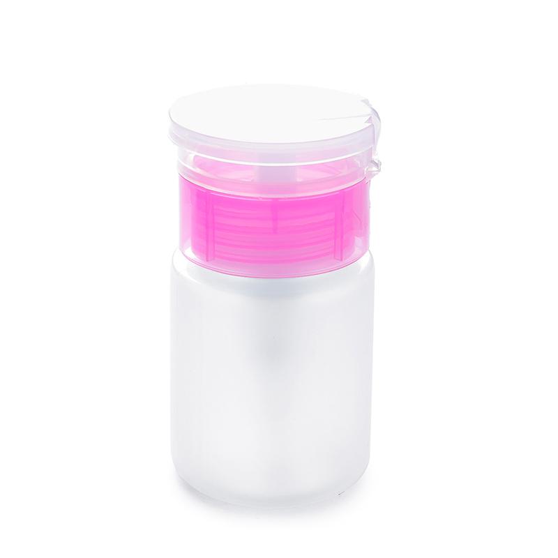 60ML Nail Art Mini Pump Dispenser Empty Bottle Acrylic Gel Polish Remover Cleaner Liquid Container Storage Bottle