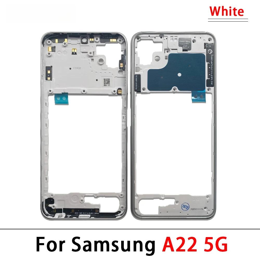 For Samsung A22 A32 4g 5g A225f A226b A325f A326b Housing Middle Frame Plate Cover Repair Parts