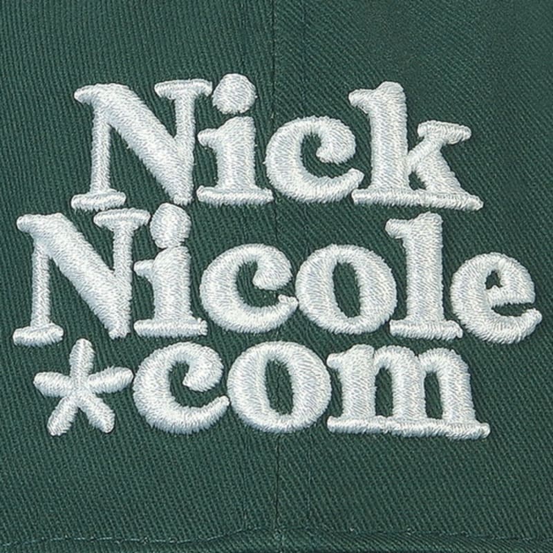 NICK&NICOLE NN DOTCOM SIGNATURE BALL cap_DEEP GREEN