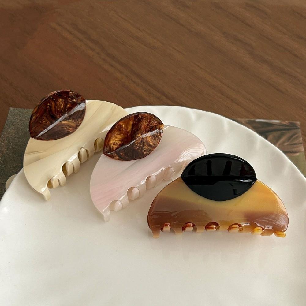 Vintage Hair Clip Acetic Acid Hair Claw Fashion Shark Clip  Girls