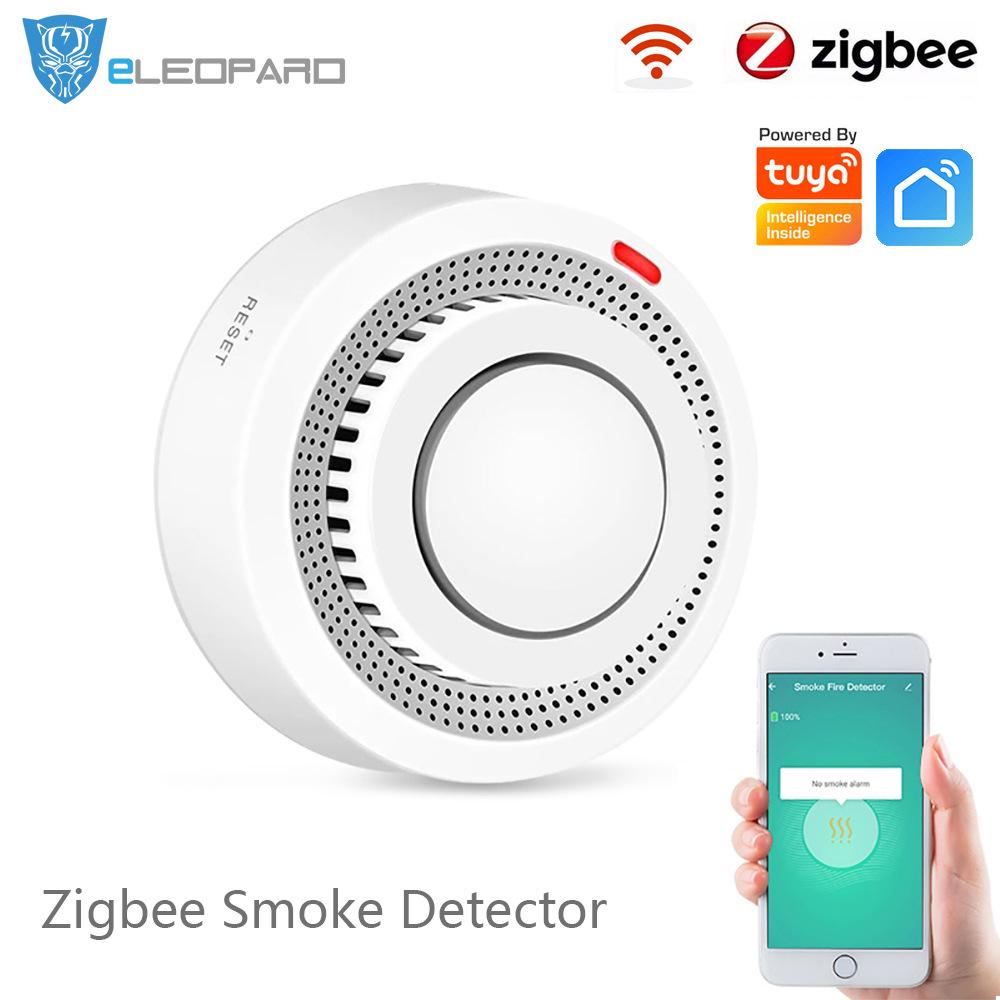 

Граффити Zigbee Умный Детектор Дыма с Уведомлениями Приложения Tuya