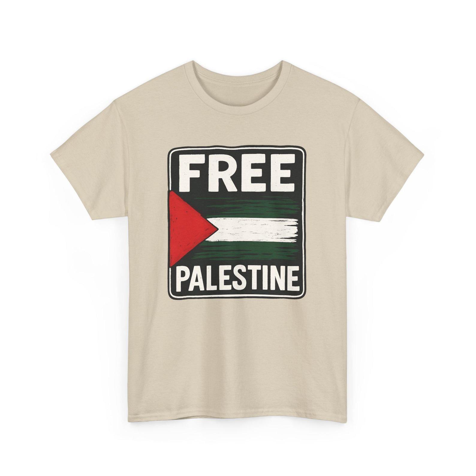 Free Palestine T-Shirt: Vintage Style Justice Graphic Tee S