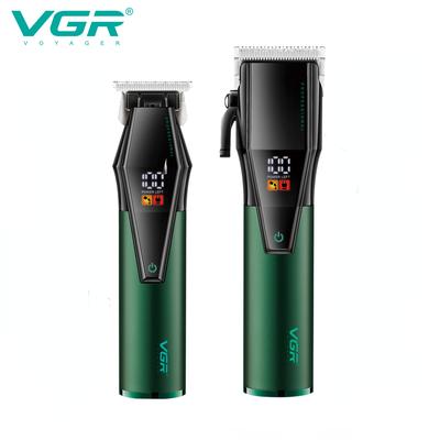 New 677 Hair Trimmer Professional Hair Clipper Set Electric Hair Cutting Machine Rechargeable Barber Trimmer Oily Hair Clipper Digital Display LED