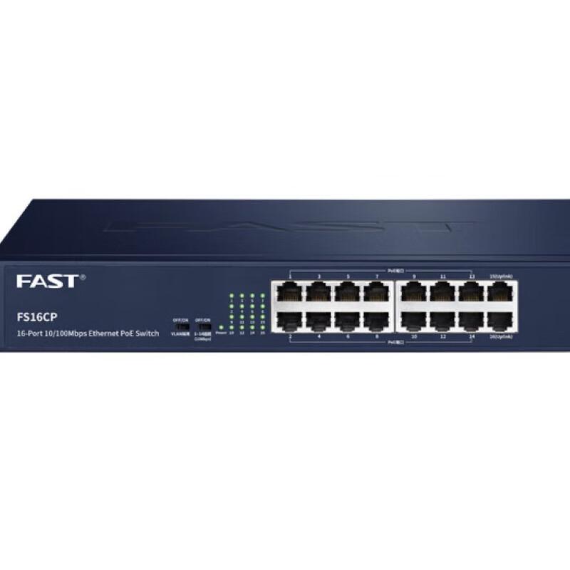 

Banjue FS16CP 16-Port 100Mbps PoE Surveillance Switch CN plug (adapter included)