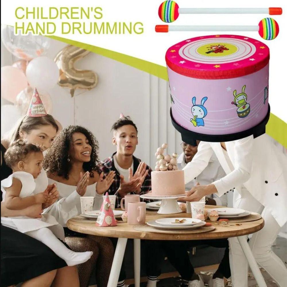Percussion Instrument Musical Instrument Toys Montessori Wood Kids Drum Toys Children Baby