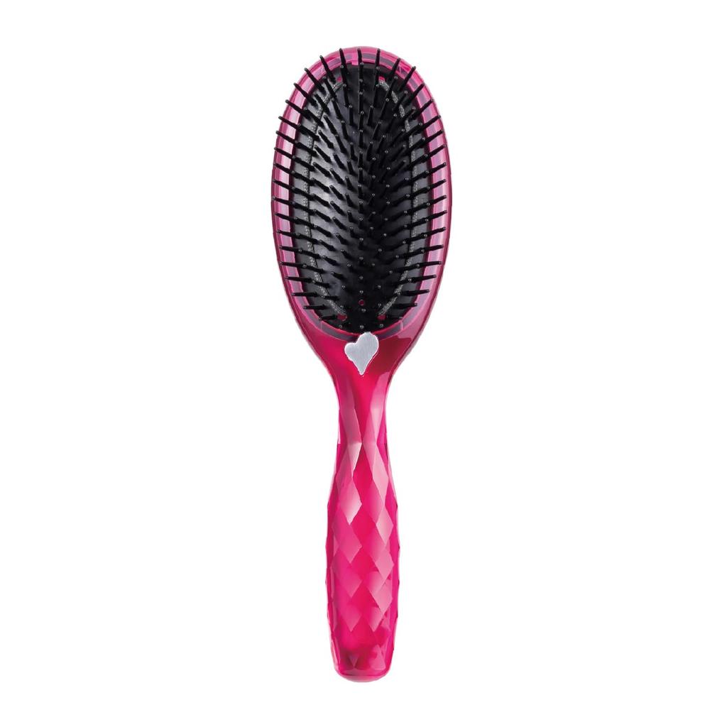 KAI Hair Brush Anti-Static Cushion Brush Ruby Pink L KQ3161
