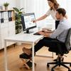 Non-Slip Base Solid Wood Footrest Natural Solid Wood Office Foot Stool  Gaming Setup