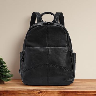 Genuine Leather Women's Backpack Women's Premium Sense Large Capacity Fashion All-in-one Backpack College Style Backpack
