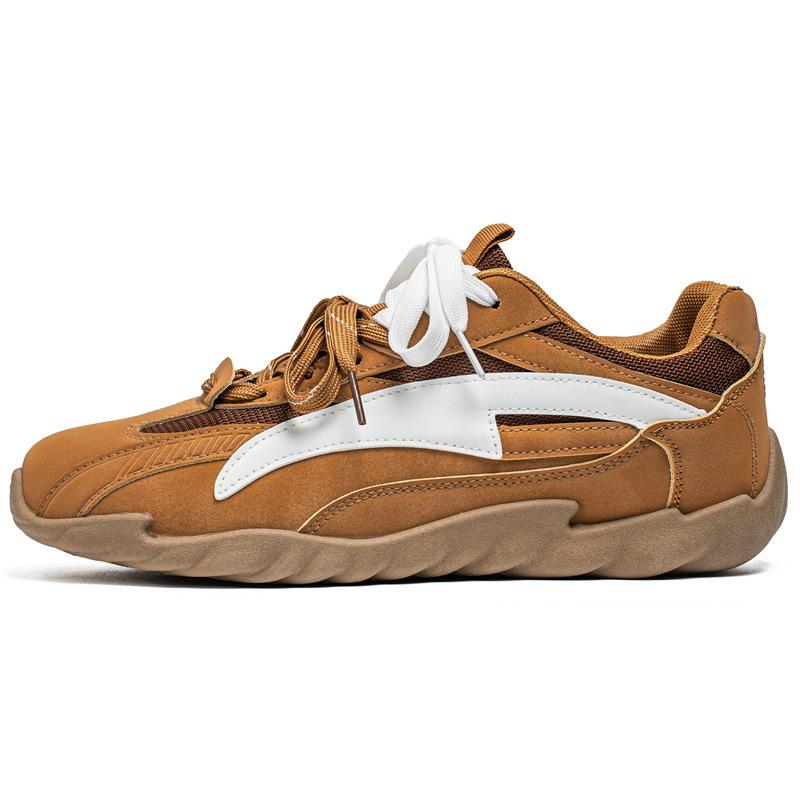 Light Luxury Moral Training Shoes Men's Shoes Spring Thin-soled Sports Racing Shoes Casual Soft-soled Lightweight Forrest Gump Board Shoes