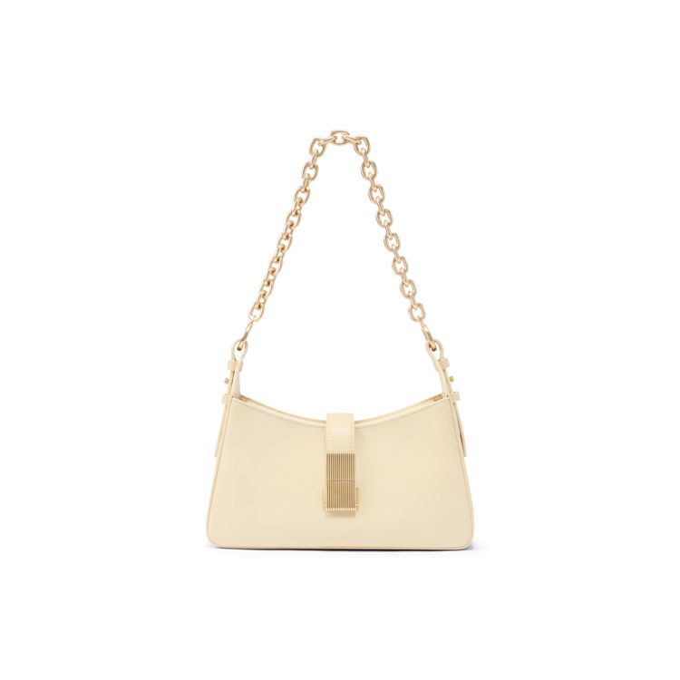 Charles & Keith Fashion Minimalist Trendy Chain Faux Leather Shoulder Bag Women Shoulder Bag Black Beige Green CK2-20781726-1