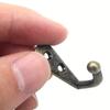 10PCS Wall Mounted Hook Metal Coat Bag Towel Hat Hanger Single Hook for Kitchen Office Bathroom Home Storage