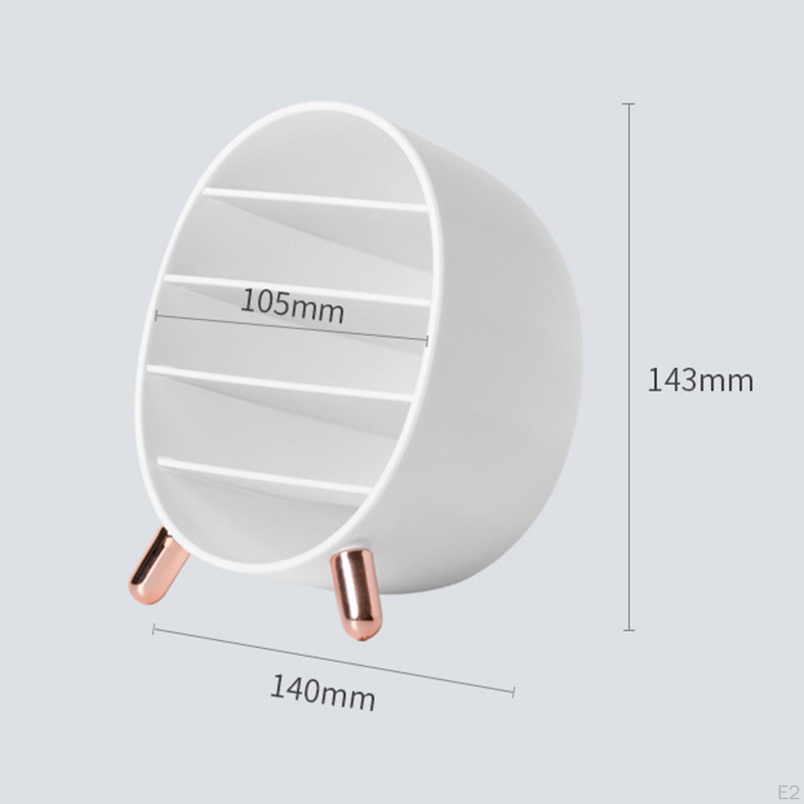 Коробка-органайзер для макияжа с 5 отделениями и ящиком для палитр косметических кистей — фото 4