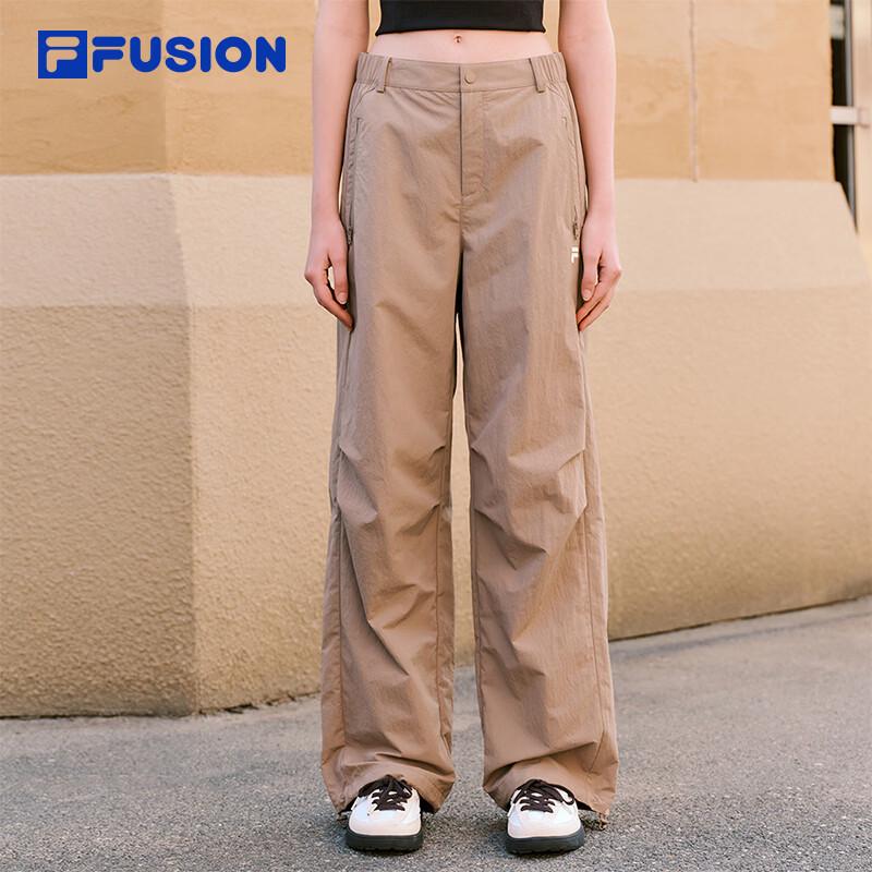 FILA FUSION Women s Woven Wide-Leg Cargo Pants XS
