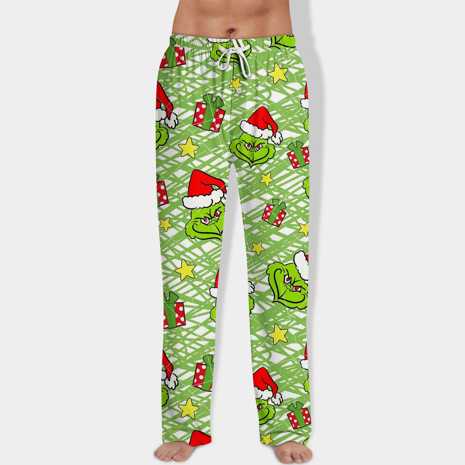 

Мужские домашние брюки с принтом Allover, пижамные брюки для сна, длинные брюки, пижамные брюки, брюки для йоги M