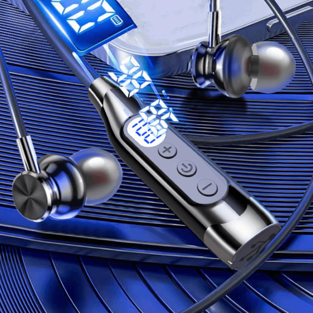 Waterptoof Wireless Bluetooth Earphones Neck-mounted Sports Headsets Neckband Headphones  Outdoor
