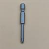 Strong Magnetic S2 Alloy Steel Phillips Screwdriver Bit, 1/4" Single-Head, Extended for Electric/Air Screwdrivers, Model PH012