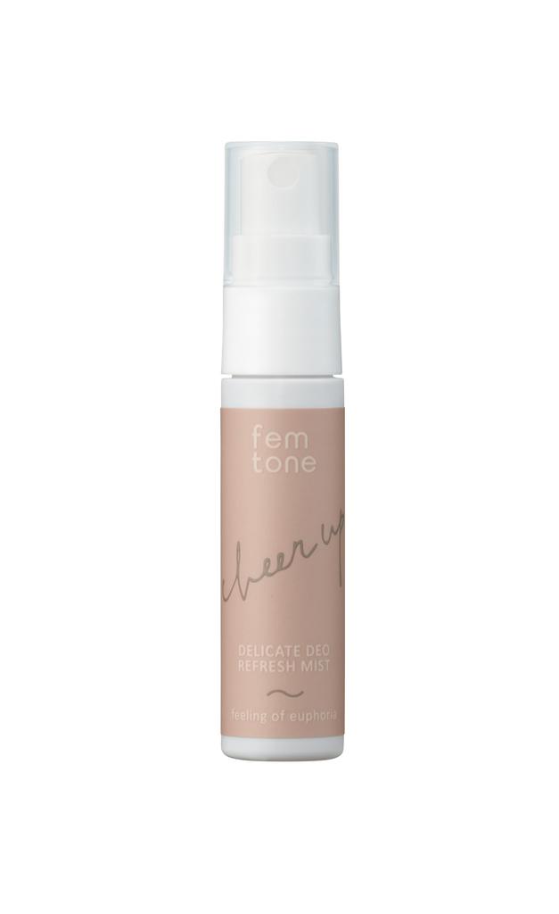 fem tone Delicate Deo Refresh Mist for Delicate Odor Easy Refresh on the Sweet and Rich Floral Relieves Period and Urine Easy to 30ml Zones, Care, Go,