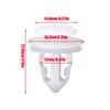 114276600A Clip Rivestimento Portellone Bagagliaio Rivestimento Interno e Clip Rivestimento Portellone PER Tesla Model 3 2017-2025