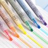 Deli Fluorescent Board Marking Note Number Pen, Color Key Point Marking Outline Hand-written Newspaper Notebook Pen