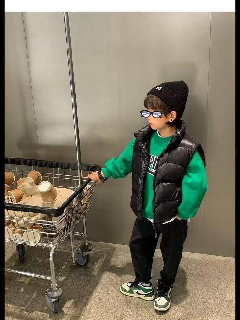 Trendige Sweatshirts für Jungen: 2023 Frühling & Herbst Langarm-Oberteile für Kinder