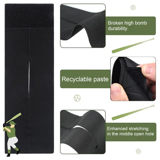 Baseball Glove Wrap Adjustable Fastener Tape Design Reusable Breathable Easy to Wear Stretchy Baseball Softball Sports Glove Elastic