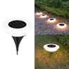 LED Solar Outdoor Lights Waterproof Atmosphere Ground Light Garden Decoration Fence Stake Lawn Lamp Porch Walkway Decor 1~ 8Pcs