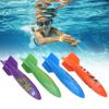 4Pcs PVC Children Diving Toys Kid Swim Kid Playing for Swimming Pool TrainingFour Color Combination
