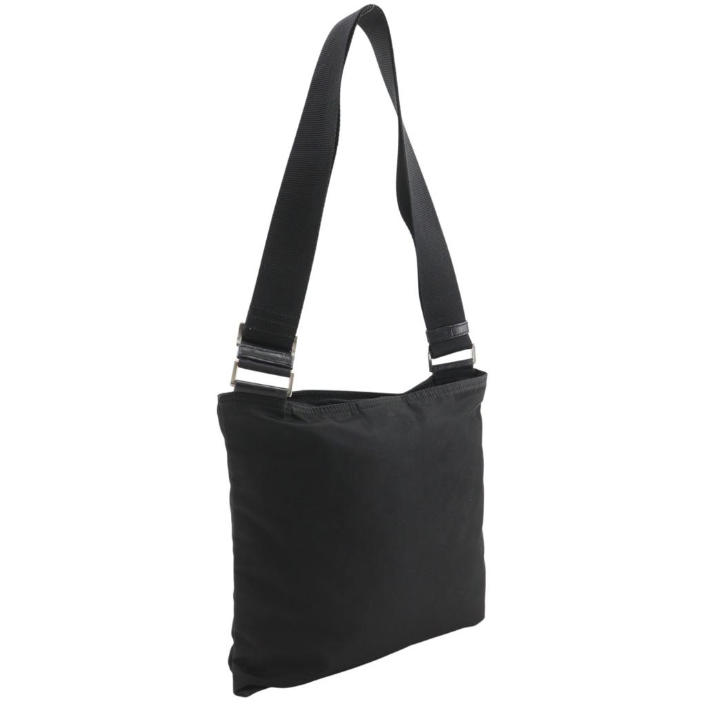 PRADA Shoulder Bag black Nylon Women Used