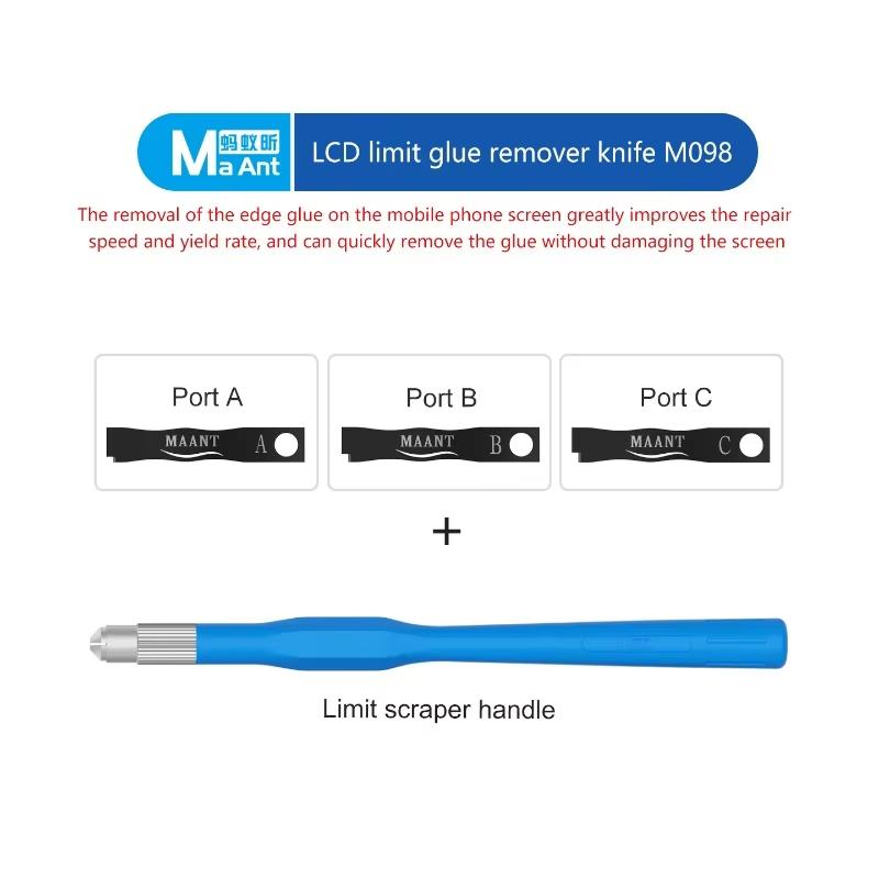 MAANT Screen Limit Glue Remover Knife tools kit Quick Removal Producing Screen Edge for Mobile Phones LCD CPU Glue Removal set