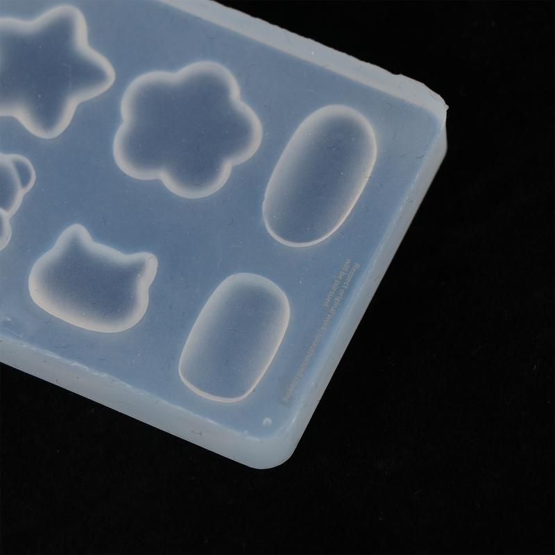 3D Nail Art Silicone Molds Manicure Bean Color Card Molds Nail Art Color Chart Making Nail Carving Mould