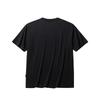 Anta Comfortable Casual Simple Letter Round Neck Breathable Short Sleeve T-Shirt Unisex Tops Basic-Black 972528120-5