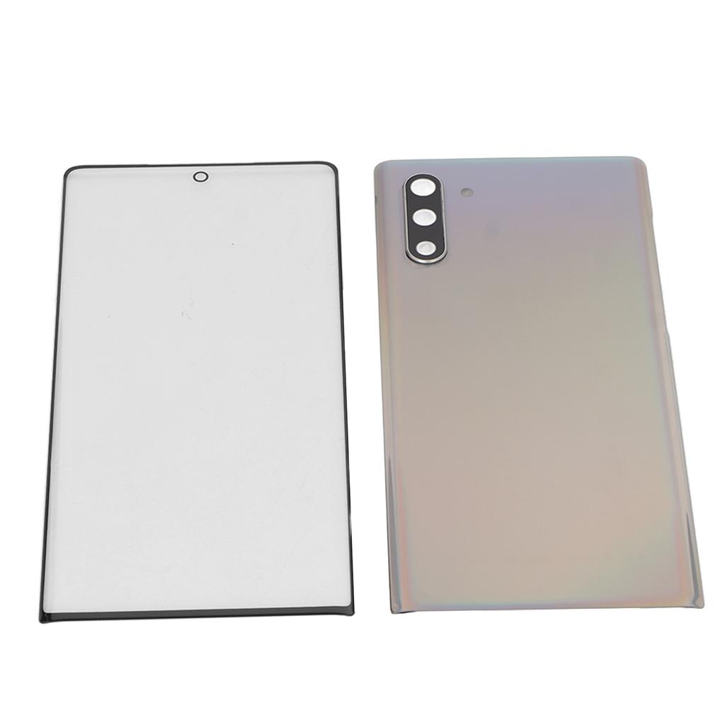Replacement Back Glass Cover Front Screen Glass Repair Kits for Samsung Galaxy Note 10 Colorful