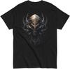 Skull T-Shirt, Biomechanical Skull Tee, Dark Gothic Skull Shirt, SM-5XL SK107