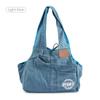 Mini-Hundetragetaschen Denim Reise-Schultertasche für Welpen Katze Haustierträger Hundetasche