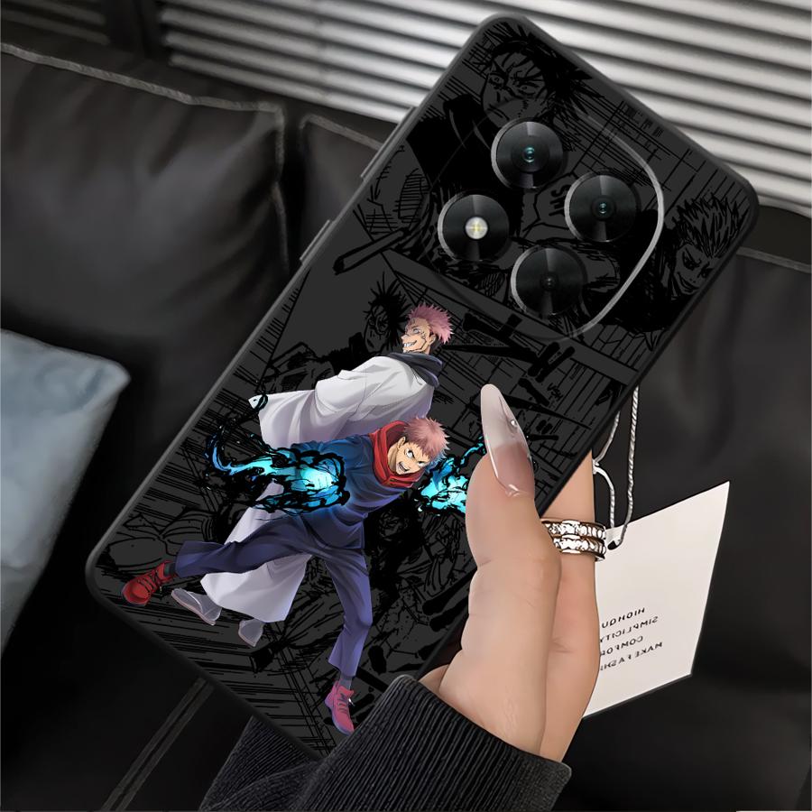 Anime J-ujutsu Cool Kaisen Soft Back Phone Cover Case for Xiaomi Redmi Note 11 13 12 Pro Plus 12S 10S 9s 10 9 8 Pro 11S