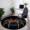 1PC Spider Bee Office Round Area Rug, Mat Suitable For Office, Under Office Chairs Bedroom Living Room Home Decor, Room Deco