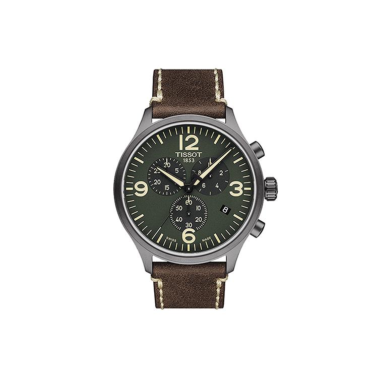 Tissot Montre homme Soko Collection Mouvement Quartz Étanche 100m Cadran Vert Boîtier Acier Inoxydable T116.617.36.097.00