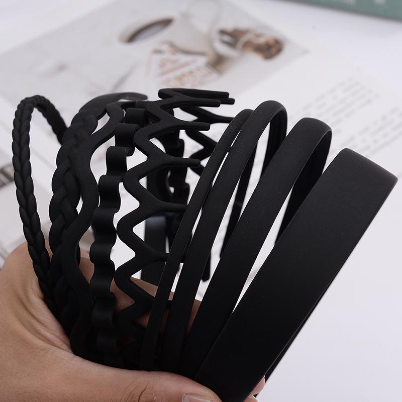 Matte Wave Unisex Headband for Long Hair & Makeup