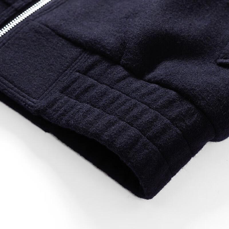 Septwolves Men's Winter Wool Blend Lapel Jacket