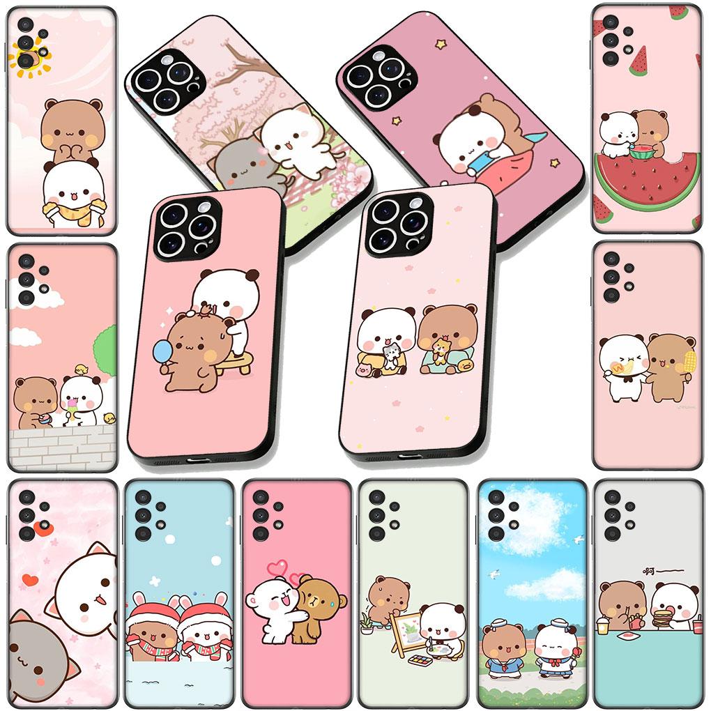 Phone Cover for Motorola Moto Edge 70 60 Fusion NEO Pro G Stylus G56 G96 G52 G04 G05 20 Case B-Bubus D-Dudus Panda Bear kawaii