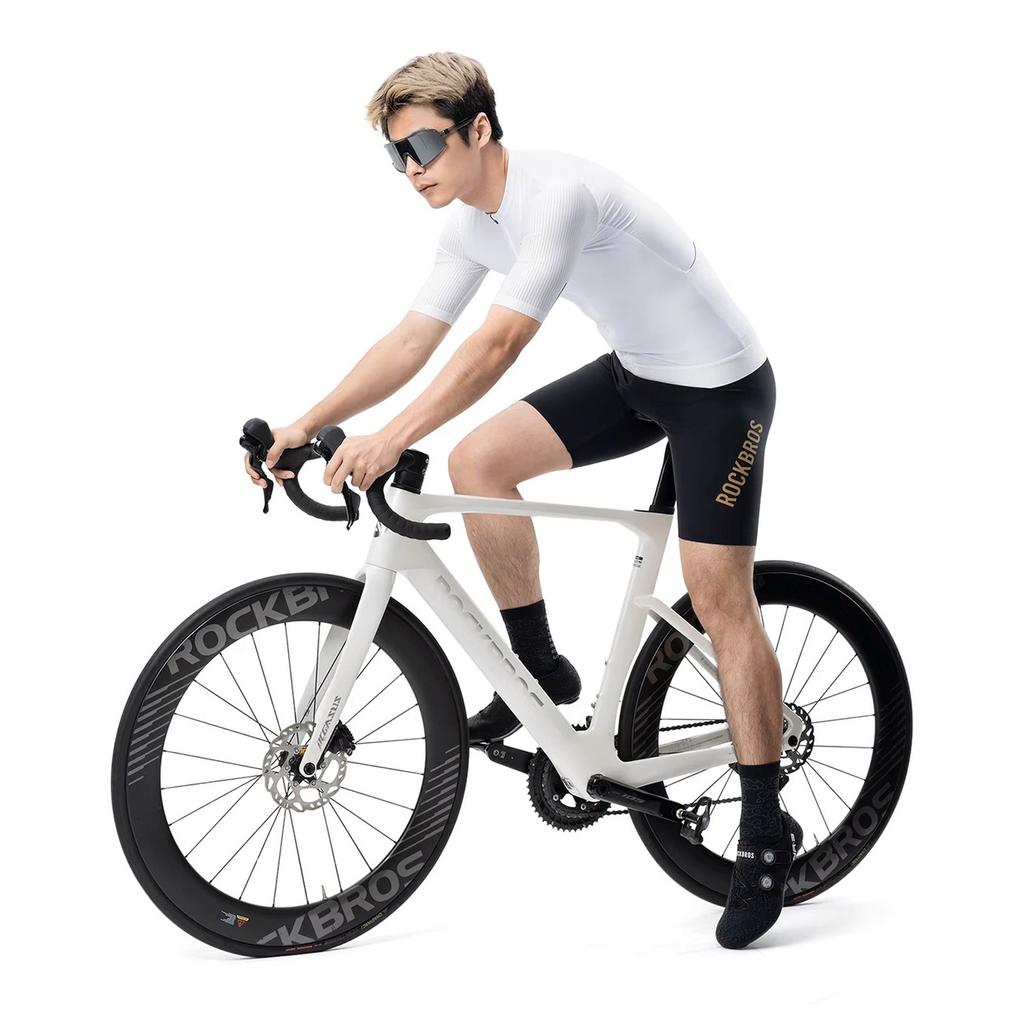 T-shirt de Vélo à Manches Courtes Taille Xxxl - Blanc