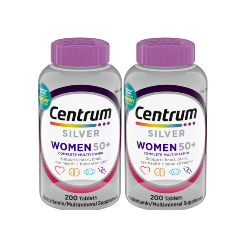 Centrum Silver Multivitamin für Frauen über 50 (200 Tabletten + 200 Tabletten)