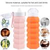 Retractable Collapsible Sport Bottle Large-capacity Foldable Drinking Cup  Hiking
