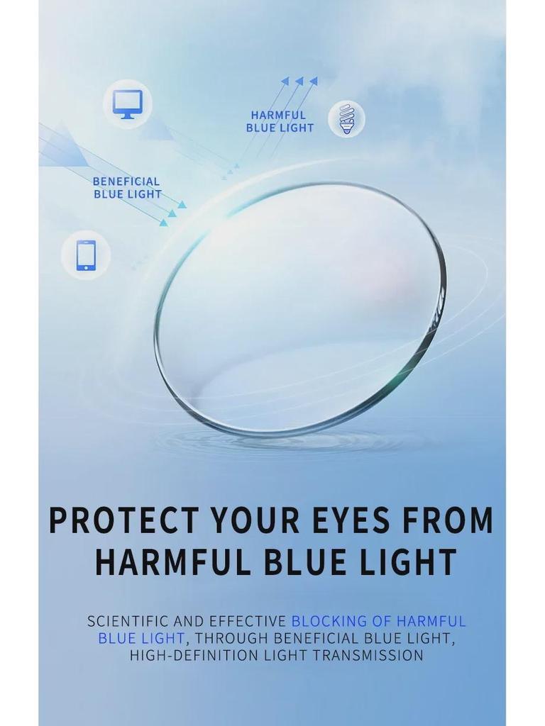 Xiaohongshu TR90 Fashion Trend Women's Large Frame Anti-Blue Light Glasses