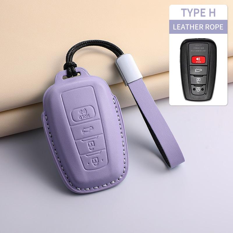 For Toyota CHR Camry RAV4 C-HR Corolla Highlander Prius Land Cruiser Prado Car Smart Remote Key Case Cover Key Protection Shell