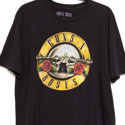 Schwarzes Guns N Roses American Tour Live T-Shirt und Kinder-T-Shirt Los Angeles Live Paradise City Grafik-T-Shirt