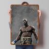 Deontay Wilder Boxer Metallposter Individuelle Vintage Metallschilder Wandkunst Blechschild für Man Cave Schlafzimmerdekorationen Heimdekoration