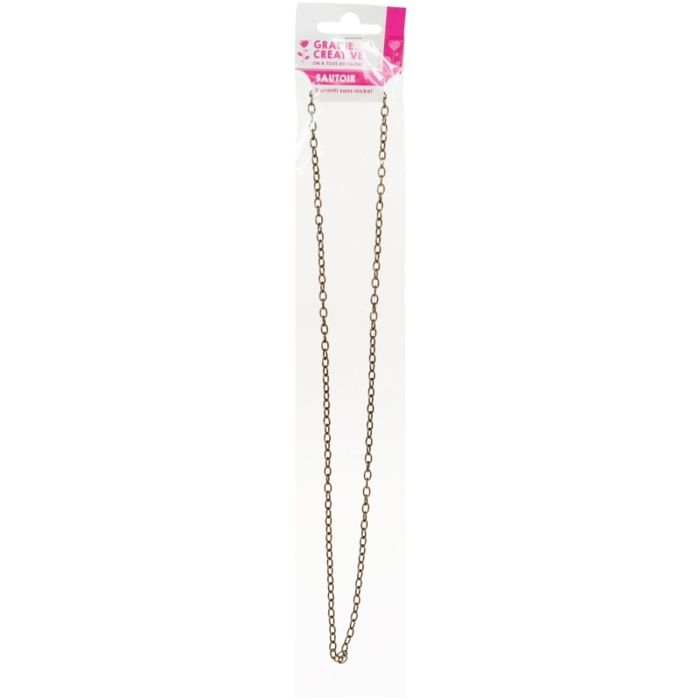 Graine créative Large Bronze Link Chain Ø4mm