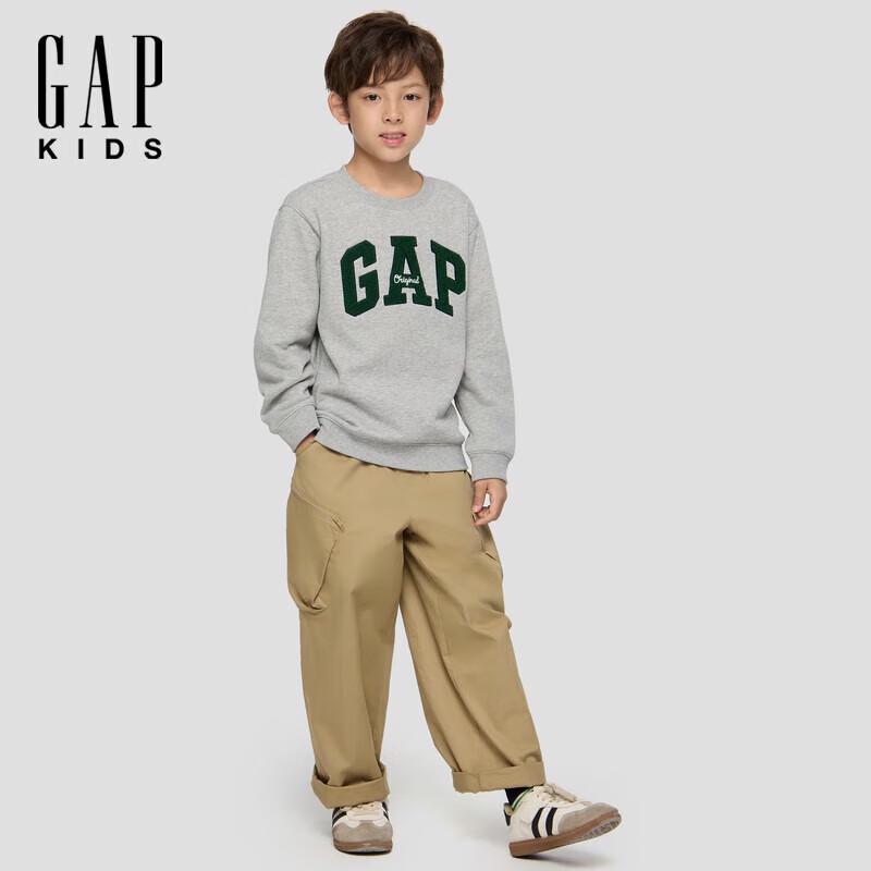 Gap Kids Color-block Logo Fleece Sweatshirt 120/60